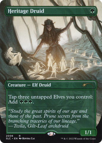 Heritage Druid (SLC-2008)  - Secret Lair Countdown Kit (Borderless)
