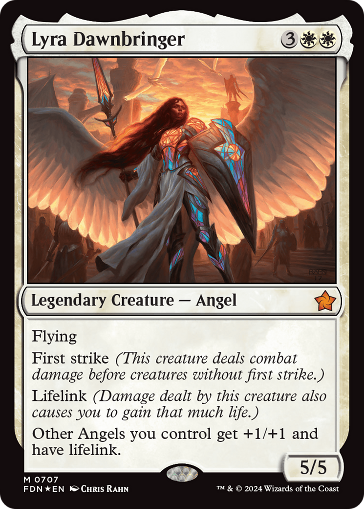 Lyra Dawnbringer (FDN-707)  Foil - Foundations