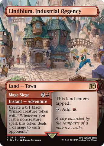 Lindblum, Industrial Regency (Borderless) (FIN-312)  - FINAL FANTASY