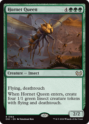 Hornet Queen (DSC-184)  - Duskmourn: House of Horror Commander