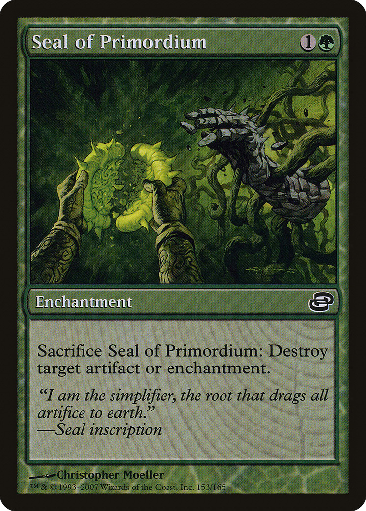 Seal of Primordium (PLC-153)  Foil - Planar Chaos: (colorshifted)