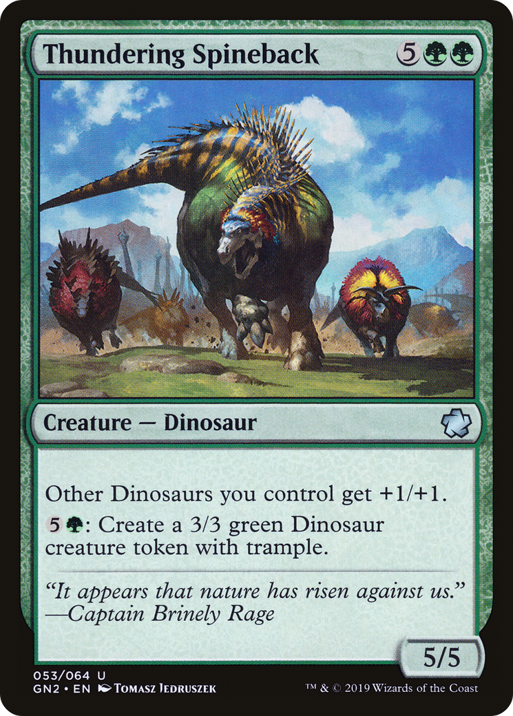 Thundering Spineback (GN2-053)  - Game Night 2019