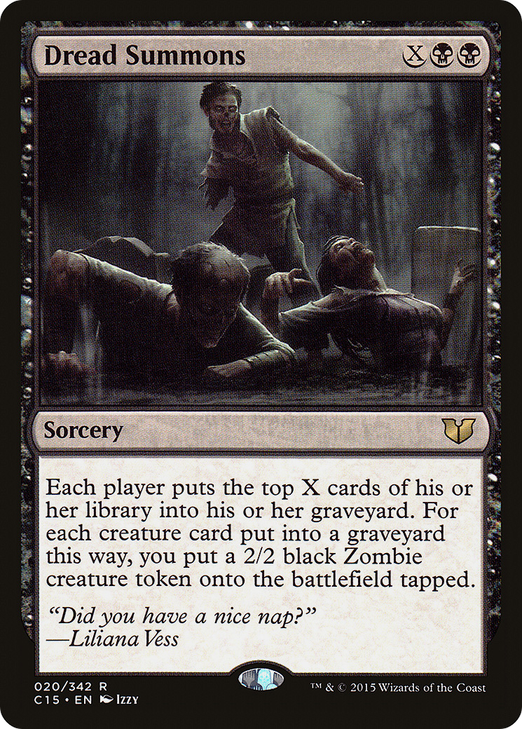 Dread Summons (C15-020)  - Commander 2015