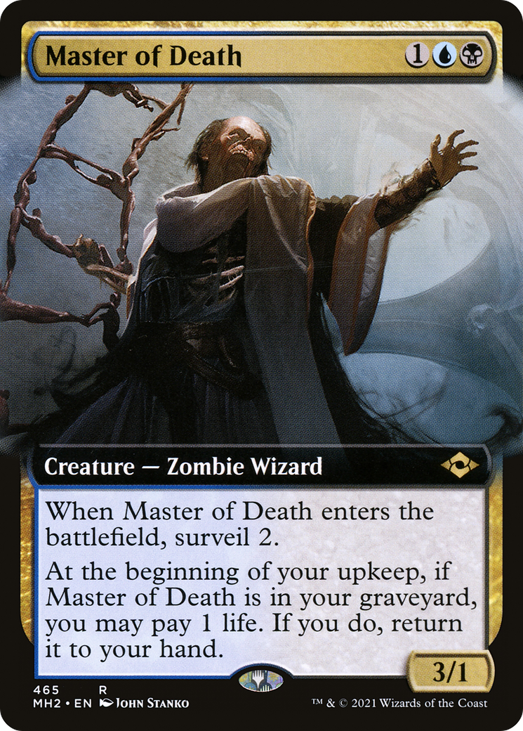 Master of Death (Extended Art) (MH2-465)  Foil - Modern Horizons 2: (Extended Art)