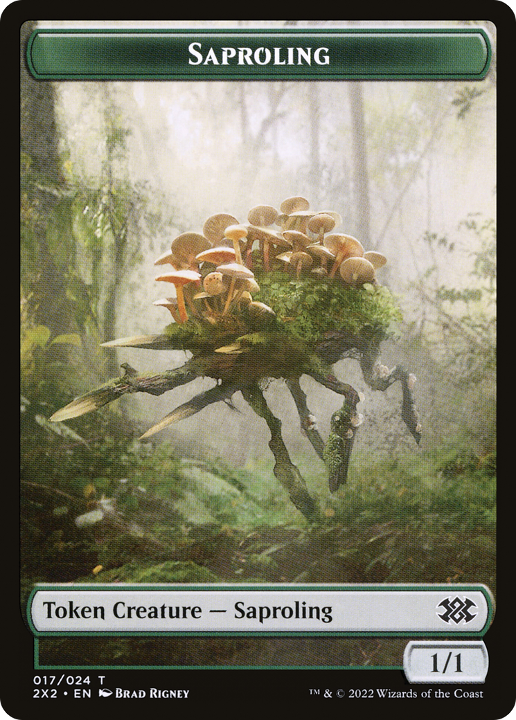 Saproling (T2X2-017)  - Double Masters 2022 Tokens