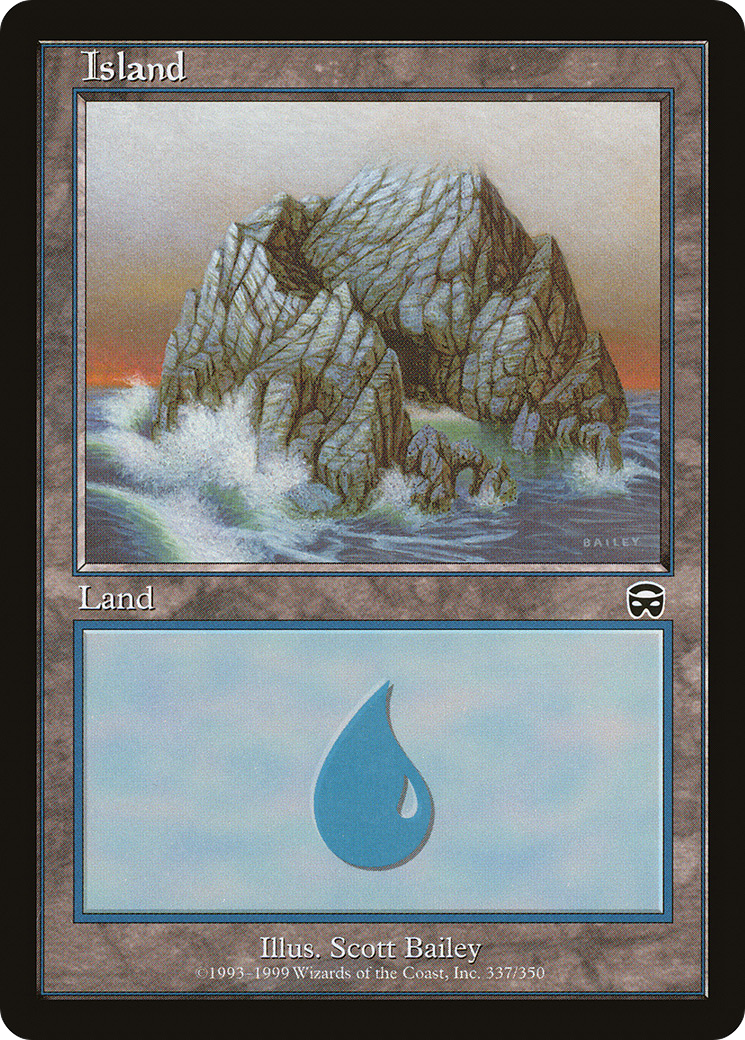Island (337) (MMQ-337)  - Mercadian Masques