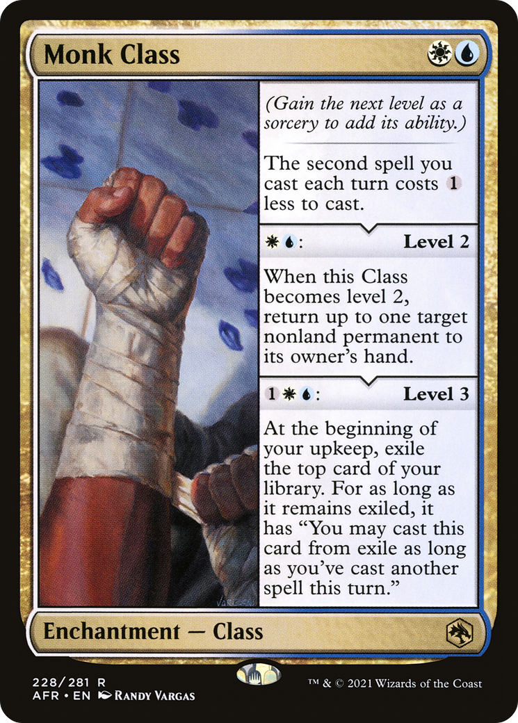 Monk Class (AFR-228)  Foil - Adventures in the Forgotten Realms