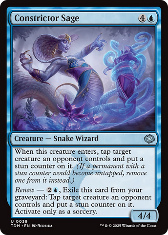 Constrictor Sage (TDM-039)  - Tarkir: Dragonstorm
