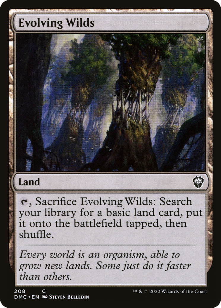 Evolving Wilds (DMC-208)  - Dominaria United Commander