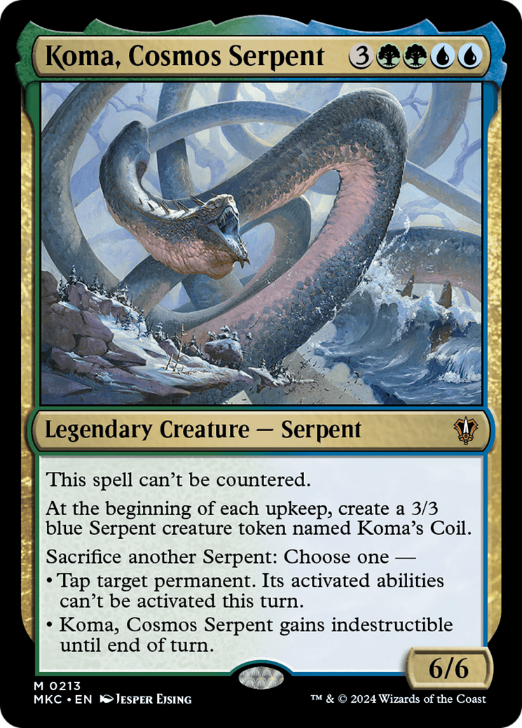 Koma, Cosmos Serpent (MKC-213)  - Murders at Karlov Manor Commander