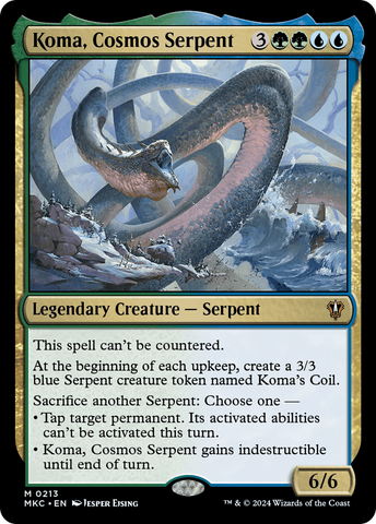Koma, Cosmos Serpent (MKC-213)  - Murders at Karlov Manor Commander