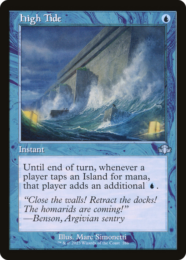 High Tide (Retro Frame) (DMR-286)  - Dominaria Remastered