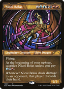 Nicol Bolas (Stained Glass) (Textured Foil) (SLD-1069) - Secret Lair Drop: (Showcase) Foil