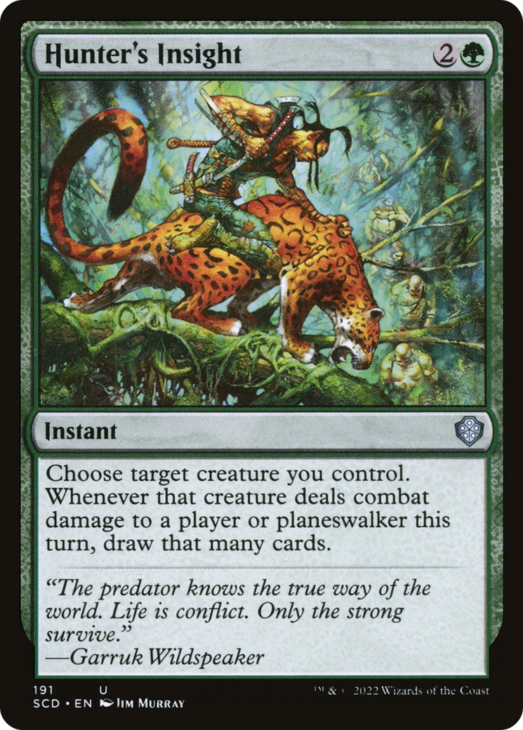 Hunter's Insight (SCD-191)  - Starter Commander Decks
