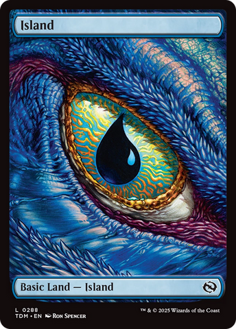 Island (0288) (TDM-288)  - Tarkir: Dragonstorm