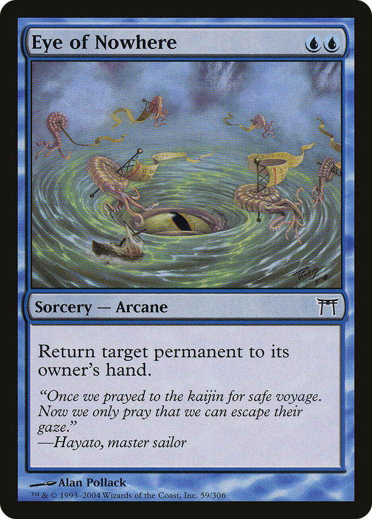 Eye of Nowhere (CHK-059)  Foil - Champions of Kamigawa