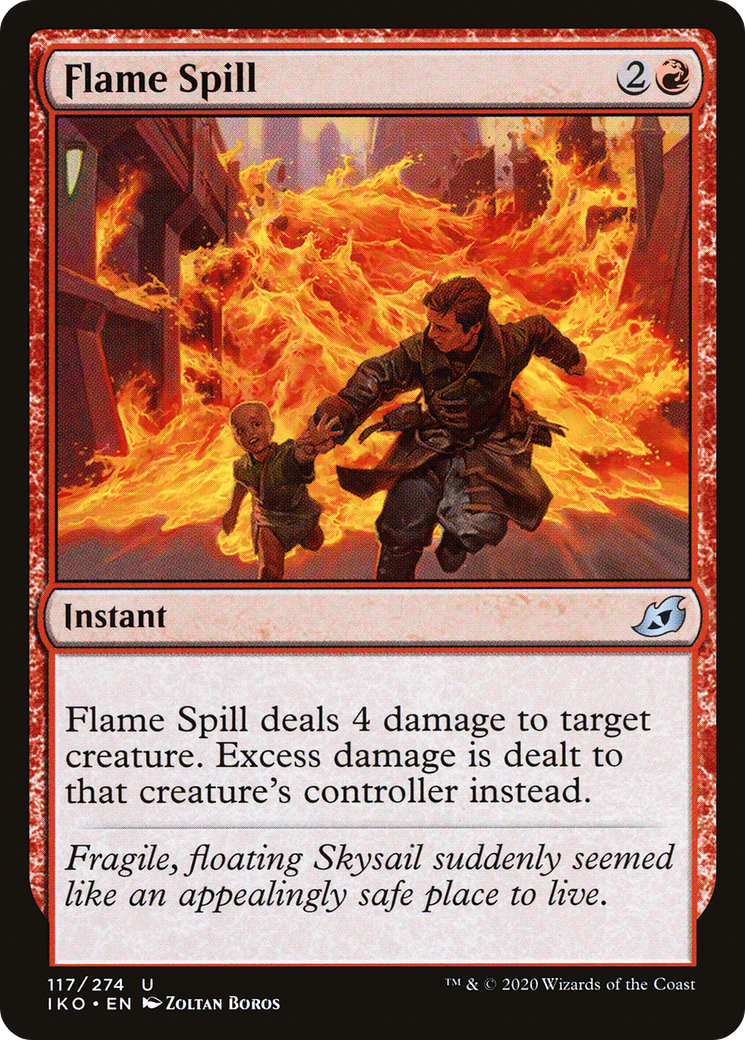 Flame Spill (IKO-117)  - Ikoria: Lair of Behemoths