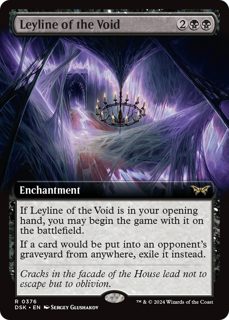 Leyline of the Void (Extended Art) (DSK-376)  - Duskmourn: House of Horror: (Extended Art)