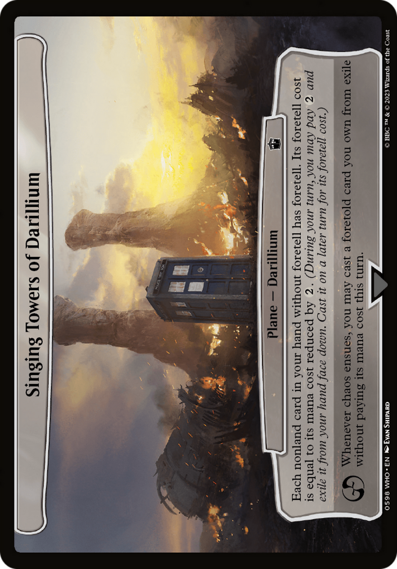 Singing Towers of Darillium (WHO-598)  - Doctor Who