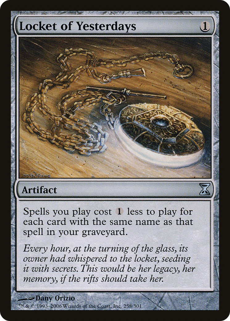 Locket of Yesterdays (TSP-258)  - Time Spiral