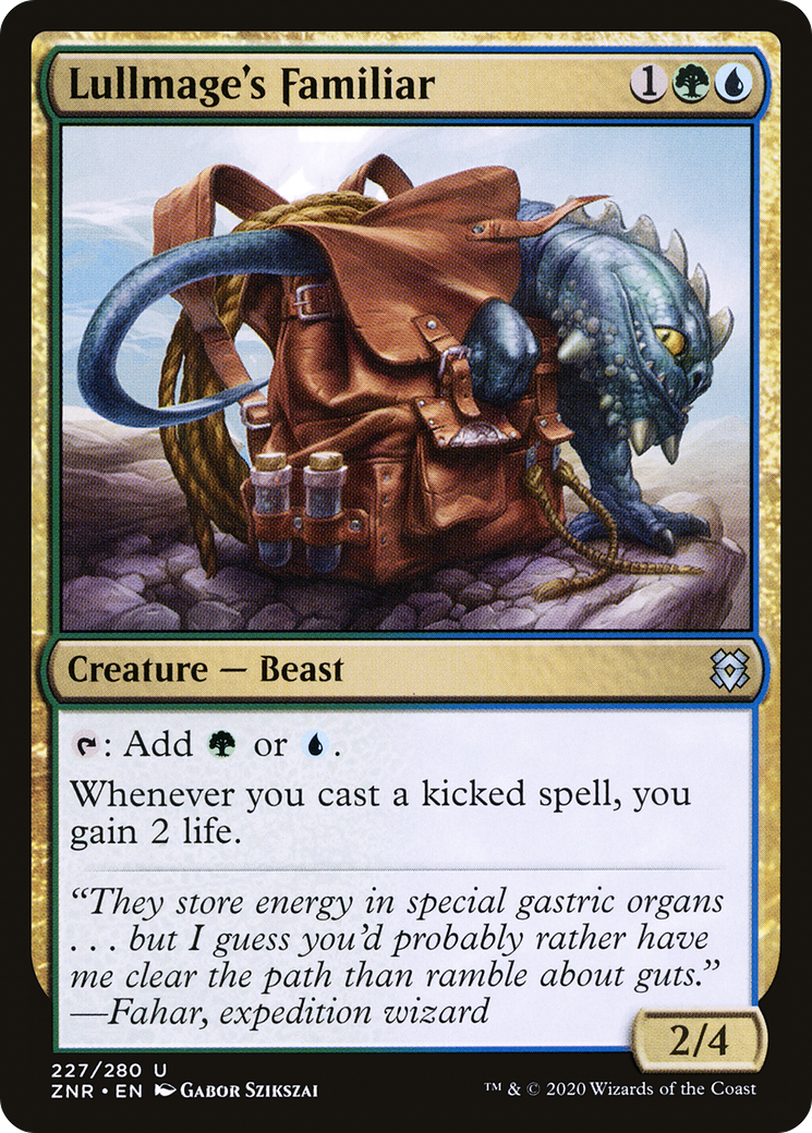 Lullmage's Familiar (ZNR-227)  - Zendikar Rising