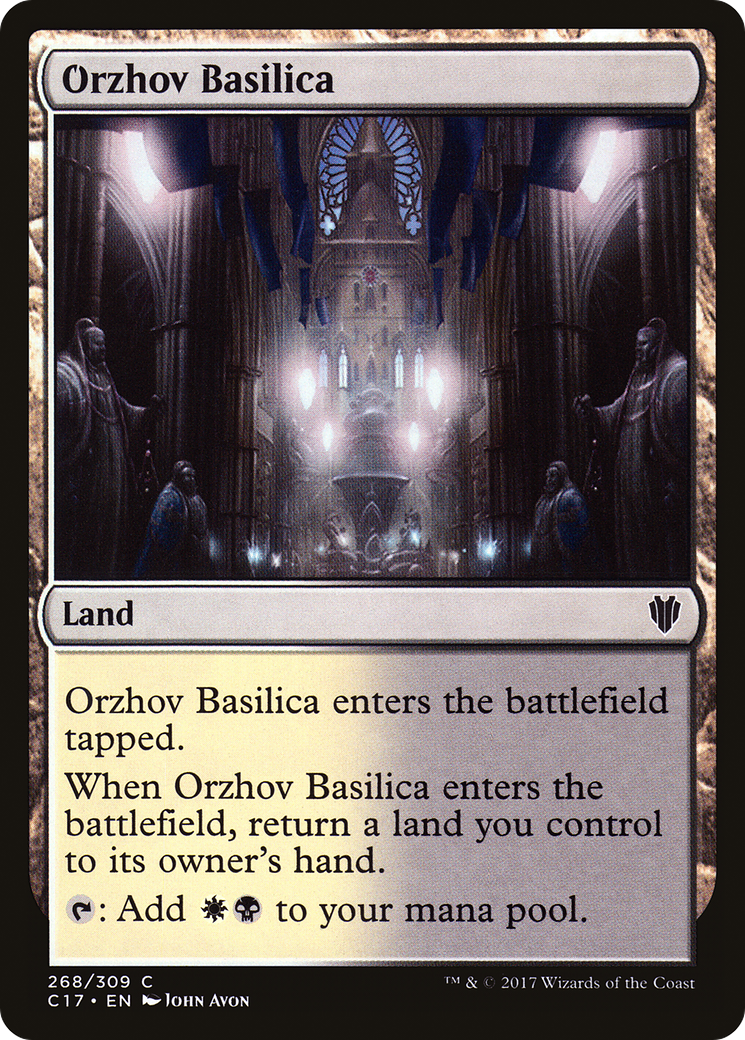 Orzhov Basilica (C17-268)  - Commander 2017
