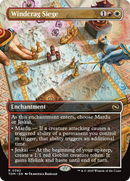 Windcrag Siege (Borderless) (TDM-392)  Foil - Tarkir: Dragonstorm: (enchantment)