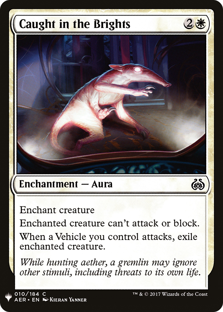 Caught in the Brights (LIST-AER-10)  - The List