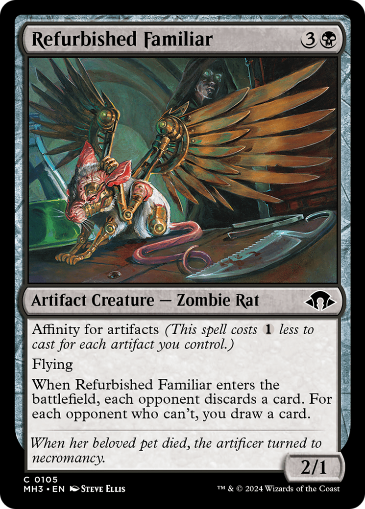 Refurbished Familiar (MH3-105)  Foil - Modern Horizons 3