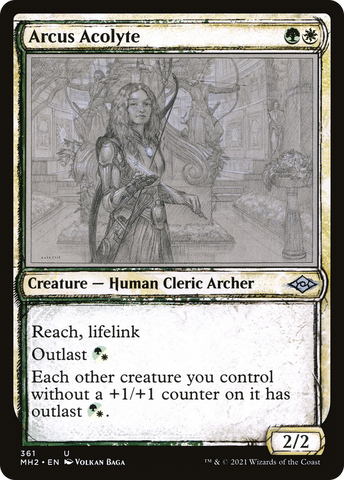 Arcus Acolyte (Showcase) (MH2-361)  Foil - Modern Horizons 2: (Showcase)