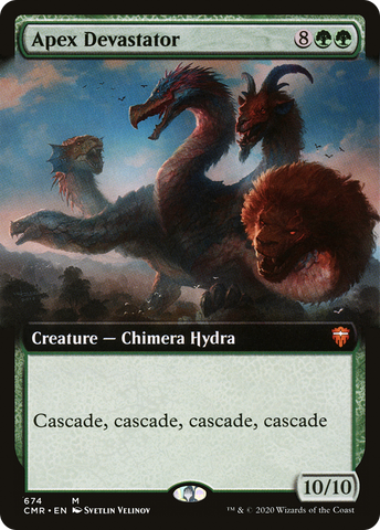 Apex Devastator (Extended Art) (CMR-674)  - Commander Legends: (Extended Art)