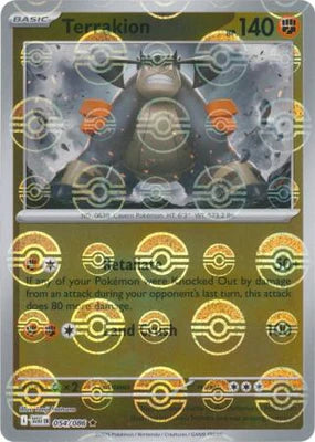 Terrakion (054/086) (Poke Ball Pattern) [Scarlet & Violet: White Flare]