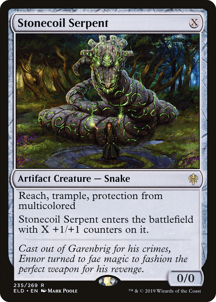 Stonecoil Serpent (ELD-235)  Foil - Throne of Eldraine