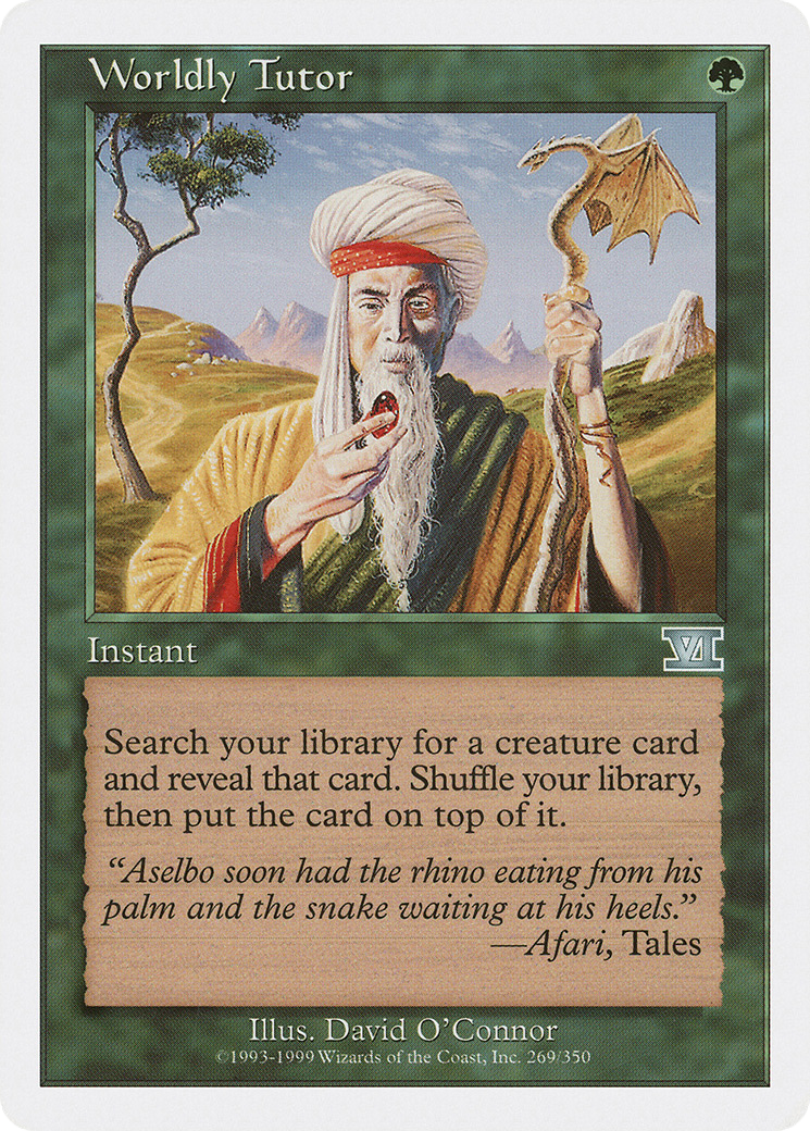 Worldly Tutor (6ED-269)  - Classic Sixth Edition