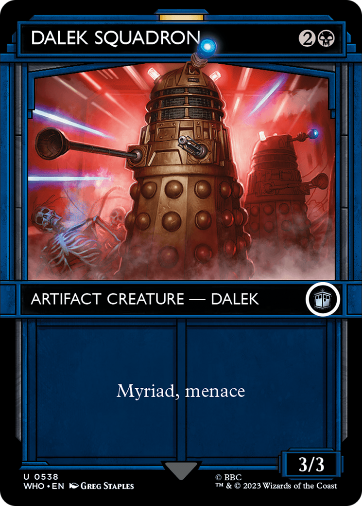 Dalek Squadron (Showcase) (WHO-538)  - Doctor Who: (Showcase) (Borderless)