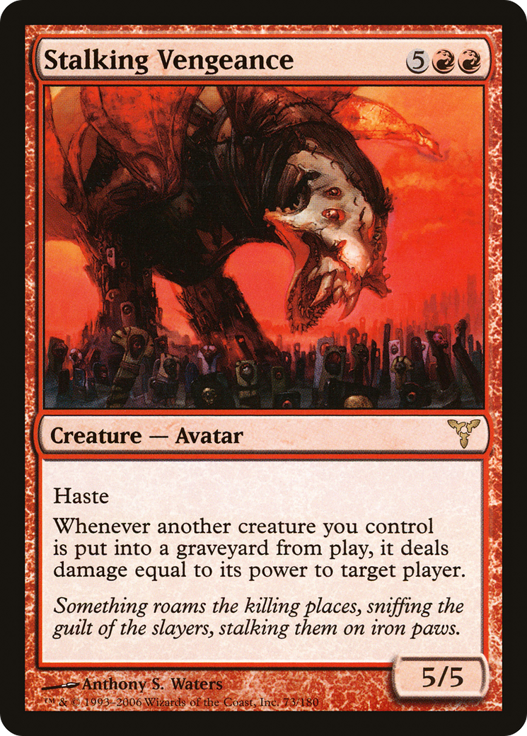 Stalking Vengeance (DIS-)  Foil - Dissension