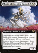 Myojin of Blooming Dawn (Extended Art) (NEC-042)  - Neon Dynasty Commander: (Extended Art)
