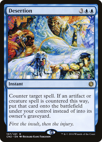 Desertion (CN2-107)  Foil - Conspiracy: Take the Crown