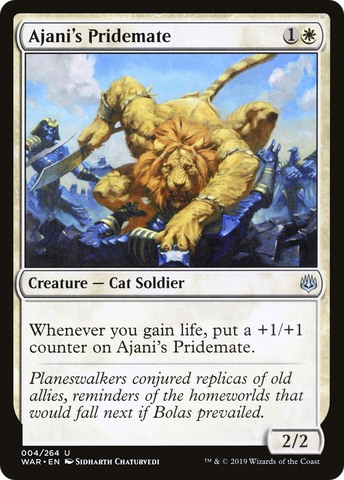 Ajani's Pridemate (WAR-004)  - War of the Spark
