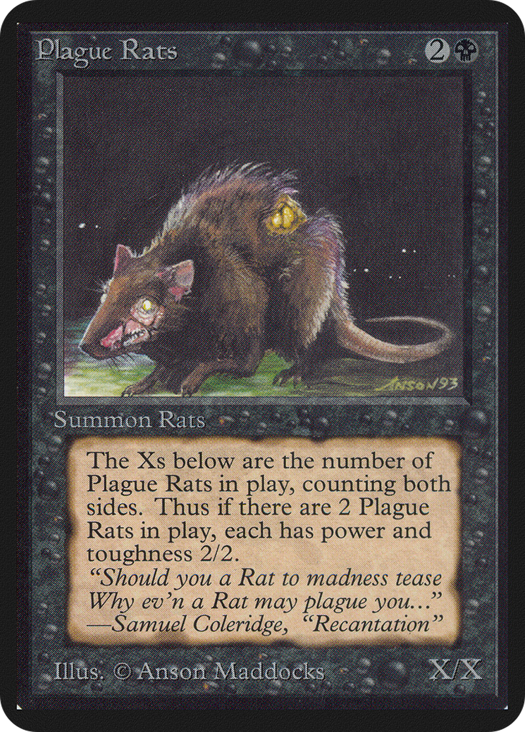 Plague Rats (LEA-)  - Limited Edition Alpha