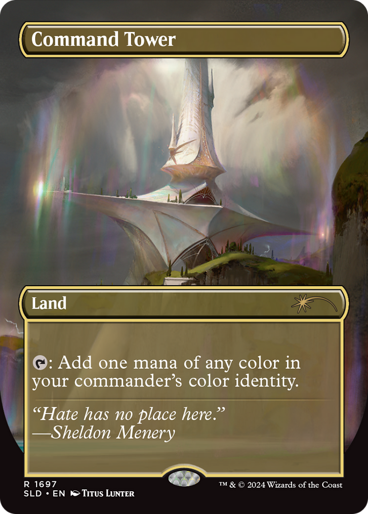 Command Tower (1697) (SLD-1697)  - Secret Lair Drop (Borderless)