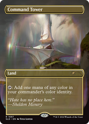 Command Tower (1697) (SLD-1697)  - Secret Lair Drop (Borderless)