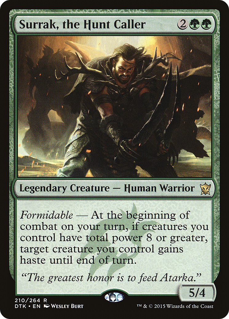 Surrak, the Hunt Caller (DTK-210) - Dragons of Tarkir