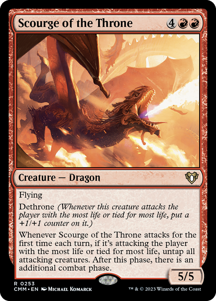 Scourge of the Throne (CMM-253)  Foil - Commander Masters