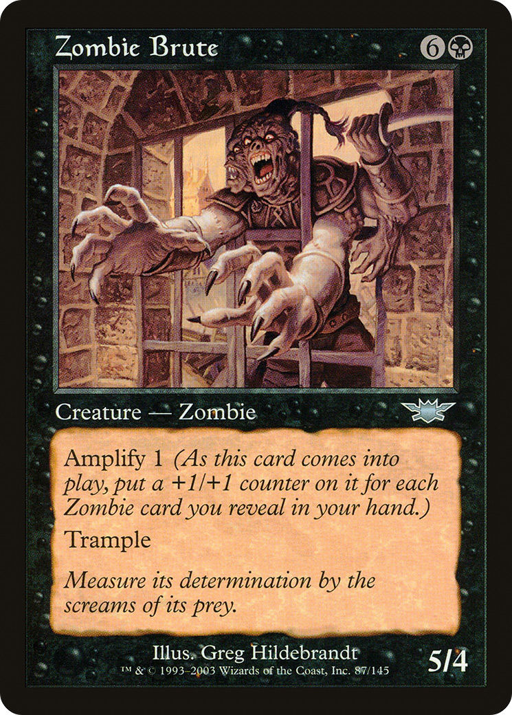 Zombie Brute (LGN-087)  Foil - Legions
