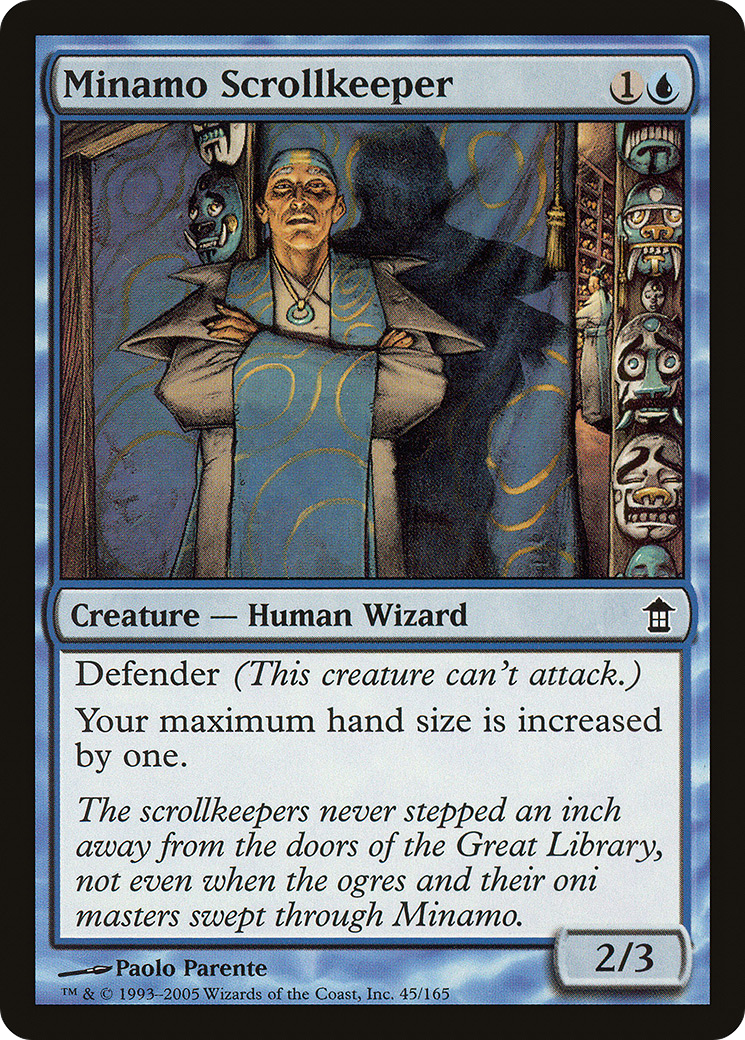 Minamo Scrollkeeper (SOK-045)  Foil - Saviors of Kamigawa