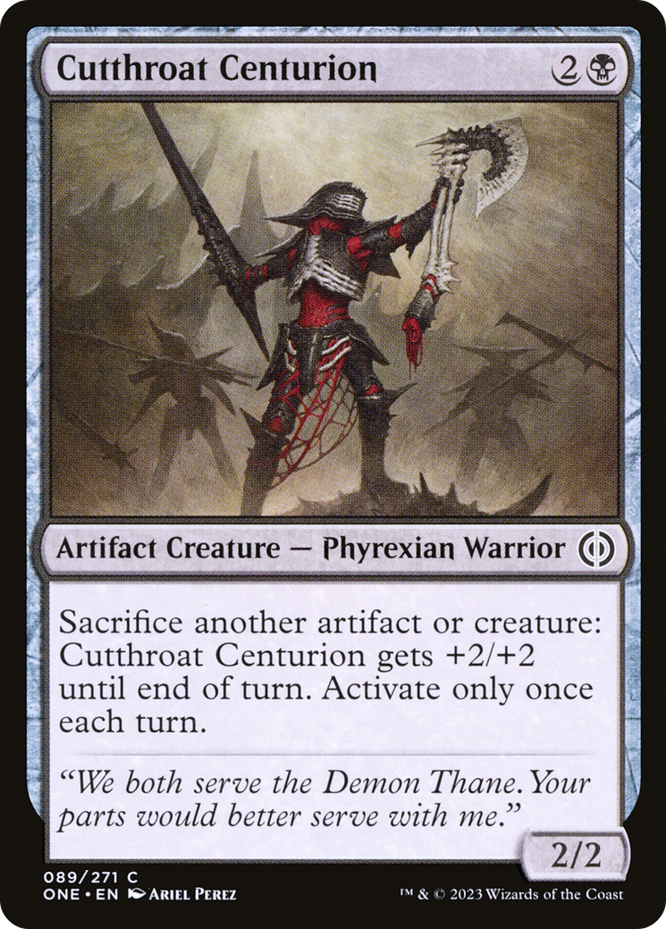 Cutthroat Centurion (ONE-089)  Foil - Phyrexia: All Will Be One