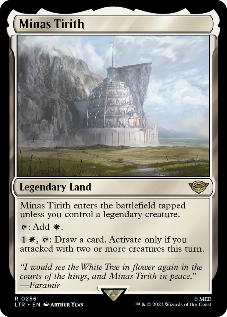 Minas Tirith (LTR-256)  Foil - The Lord of the Rings: Tales of Middle-earth