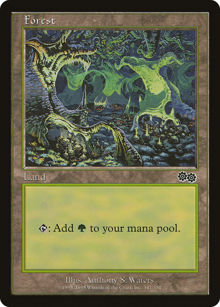 Forest (347) (USG-347)  - Urza's Saga