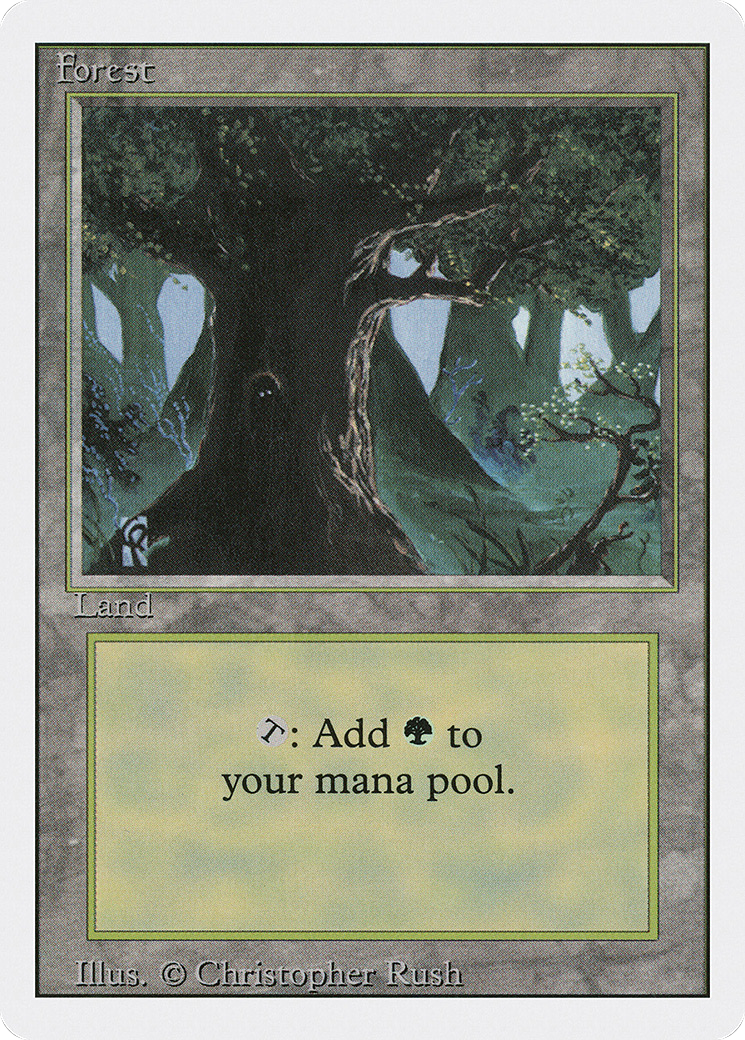 Forest (C) (3ED-285)  - Revised Edition